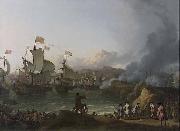 Ludolf Bakhuizen Battle of Vigo Bay Spain oil painting artist